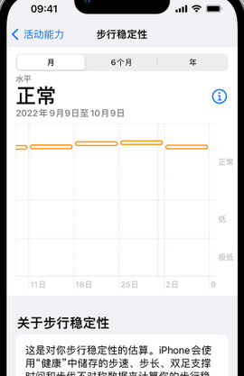 濠江iPhone手机维修如何在iPhone开启'步行稳定性通知'